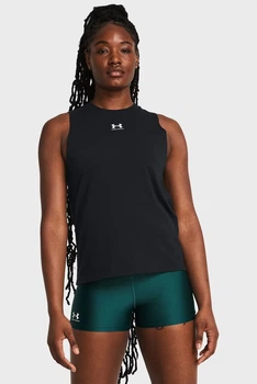Жіноча чорна майка Campus Muscle Tank Under Armour S 1383659-001