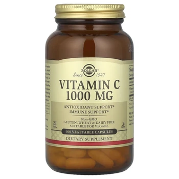Вітамін С Solgar (Vitamin C) 1000 мг 100 капсул (SOL-03280)