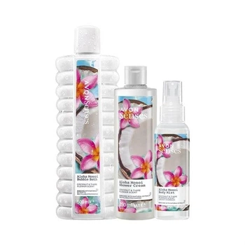 Avon Senses Aloha Monoi Set Косметичний набір 3 в 1 "Тропічний рай"