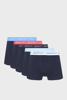 Чоловічі темно-сині боксери (5 шт) TRUNK Gant S 902525003