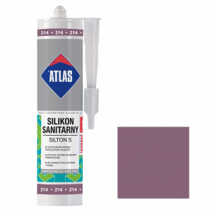 Герметик силиконовой санитарний ATLAS SILTON S 0214 вересковый 280 ml