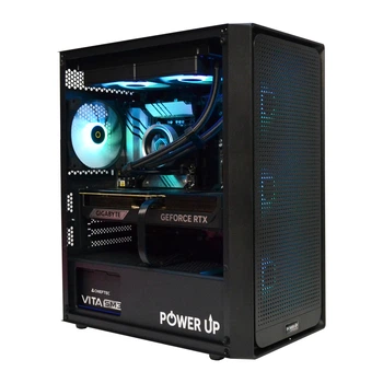 Робоча станція PowerUp Desktop #768 Ryzen 9 9950x / 32 GB / HDD 2 TB / SSD 512GB / GeForce RTX 5060Ti 16GB графічна обчислювальна система для інженерії та архітекторів