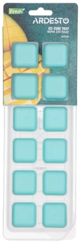 Форма для льоду з кришкою ARDESTO Fresh, 26х9.5х3.5см, силікон, пластик, синій