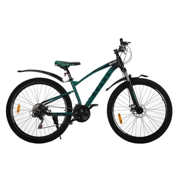 Велосипед SPARK BLITZ (колеса - 27,5", сталева рама - 15") темно-зелений з чорним