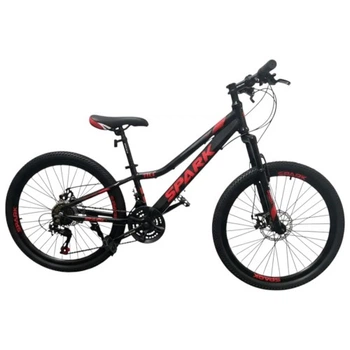 Велосипед SPARK TILL (колеса – 24", алюминиевая рама – 11") черный с красным