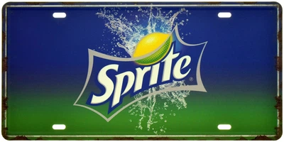 Металева табличка "Sprite (У Стилі Номерного Знака)" (ms-105065)