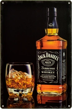 Металева табличка "Jack Daniel's (Whiskey Time)" (ms-104996)