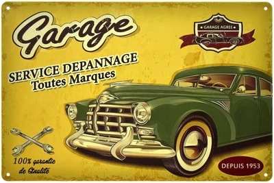 Металева табличка "Garage Service Dépannage" (ms-105043)