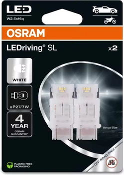 Набір автомобільних лампочок OSRAM LEDriving SL P27/7W White 2 шт. (3157DWP-2BL)
