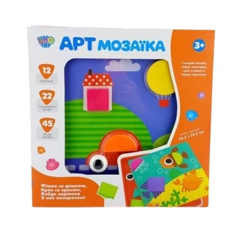 Арт мозаїка Limo Toy 12 картинок 45 фішок 22 фігури (SK 0004 B)