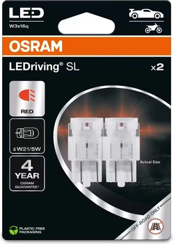Набір автомобільних лампочок OSRAM LEDriving SL W21W/5W Red 2 шт. (7515DRP-2BL)