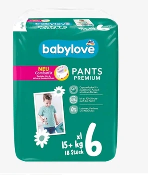 Трусики Babylove 6, Premium 15кг+, 18 шт