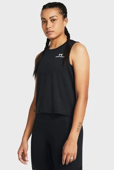 Жіноча чорна майка Vanish Energy Crop Tank Under Armour XS 1383654-001