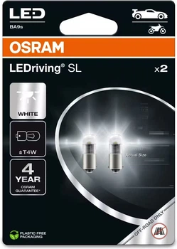 Набір автомобільних лампочок OSRAM LEDriving SL T4W 2 шт. (3893DWP-2BL)