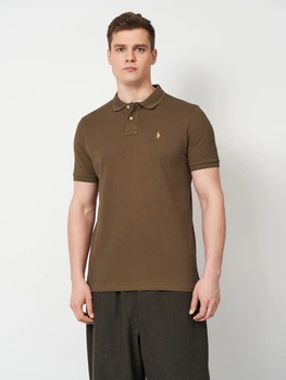 Поло длинное мужское Polo Ralph Lauren 11715 XL Хаки (smt2000000044552)