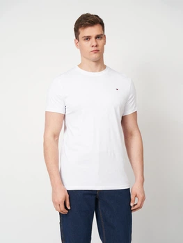 Футболка бавовняна довга чоловіча Tommy Hilfiger 11726 S Біла (smt2000000045078)