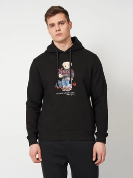 Худі чоловіче Polo Ralph Lauren 11717 XL Чорне (smt2000000044651)