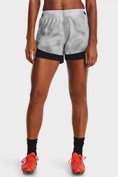 Жіночі сірі шорти у смужку UA W's Ch. Pro Short PRNT Under Armour XS 1381049-011