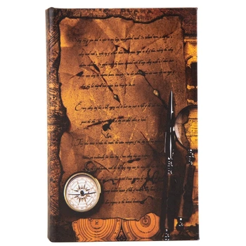 Книга-сейф металлическая Рукописный лист 26х17х5 см 1021UE