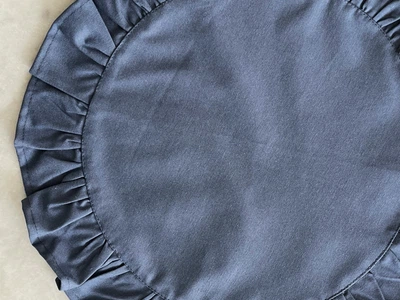 Салфетка с рюшами под тарелку Ecotton Duck водоотталкивающая круглая (4066 Blue) (25604_000)