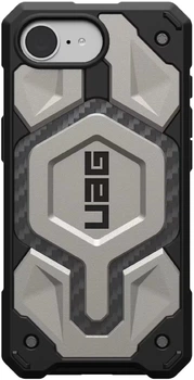Etui plecki Urban Armor Gear Monarch Pro do Apple iPhone 16e/17e Titanium (AW82-0FD)