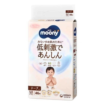 Подгузники Moony Natural M 6-11 кг, 46 шт (4903111241439)
