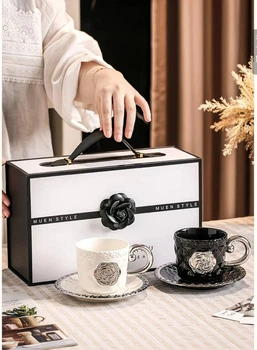 Подарочный чайный, кофейный сервиз в стиле Chanel