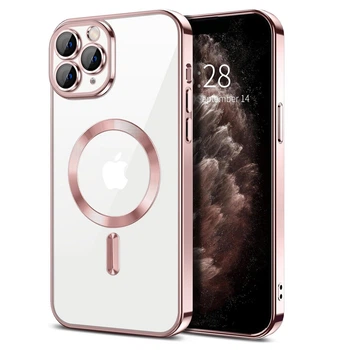 Чохол Fiji Chrome для Apple iPhone 11 Pro з MagSafe та захистом камер Rose Gold
