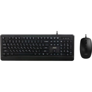 Комплект AOC KM220B USB UA Black
