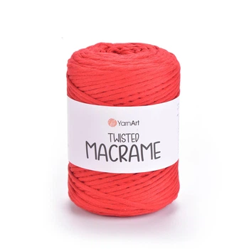 Шпагат для макраме YarnArt twisted 4мм 500г червоний (№773)
