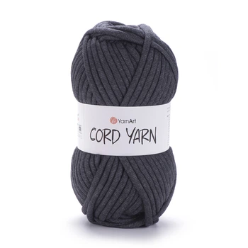 Пряжа пухка YarnArt Cord Yarn 250г пряжа для макраме темно-сіра (№758)