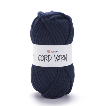 Пряжа пухка YarnArt Cord Yarn 250г пряжа для макраме темно-синя (№784)