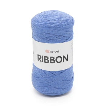 Пряжа плоска YarnArt Ribbon 250г для макраме в'язання небесна (№786)