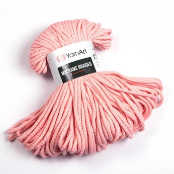 Шнур для макраме YarnArt Macrame Braided 250гр 67м кораловий (№767)