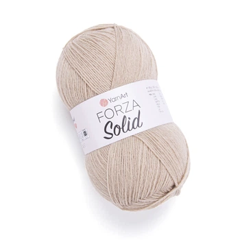 Пряжа шкарпеткова YarnArt Forza Solid Форца Солід бежева (№4604)