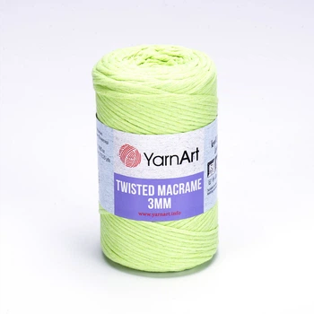 Шпагат для декору YarnArt twisted macrame 3mm 250г фісташковий (№755)