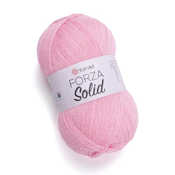 Пряжа шкарпеткова YarnArt Forza Solid Форца Солід троянда (№4635)