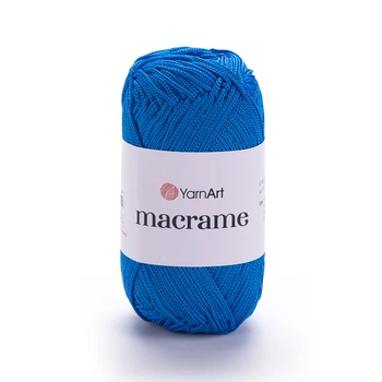 Пряжа поліестер YarnArt Macrame 2 мм 90г синя (№139)