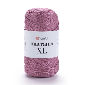 Шнур YarnArt Macrame XL поліефірний для макраме 3мм 250гр 130м троянда (№141)