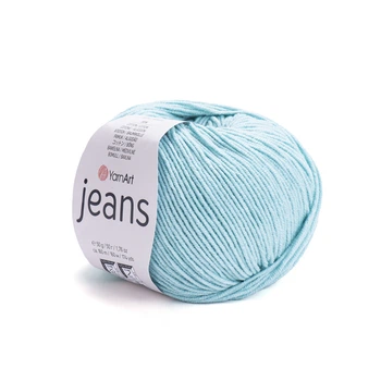 Пряжа YarnArt Jeans для в'язання 50г ніжно-блакитна (№81)