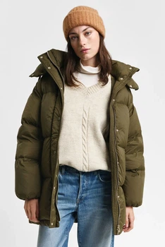 Жіночий оливковий пуховик MID LENGTH DOWN JACKET Gant M 4700347