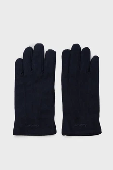 Чоловічі темно-сині вовняні рукавички MELTON GLOVES Gant S/M 9930050
