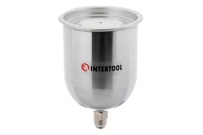 Бачок для краскопульта Intertool 600 мл наружная резьба М14 x 1.25 мм (PT-1907)