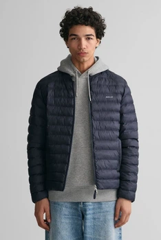 Чоловіча темно-синя куртка QUILTED COLLARED Gant M 7006300