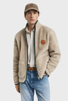 Чоловіча бежева куртка FLEECE Gant S 2067086