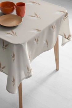 Скатертина Lotus Home 120107965 140*240 см Бавовна Бежевий
