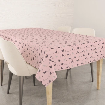 Серветка Home Line 120103549 150х150 Полупанама; Бавовна Рожевий