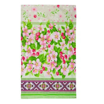 Рушник Home Line 120104855 40х60 см Бавовна Зелений орнамент