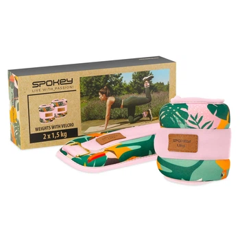 Утяжелители для рук и ног Spokey HOME JUNGLE 2x1.5 kg. Бирюзовый