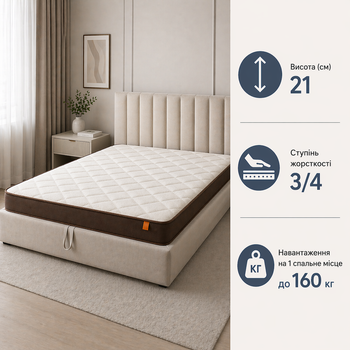 Ортопедический матрас aMebli Sleep&Go Sport Cocos 160x200 см